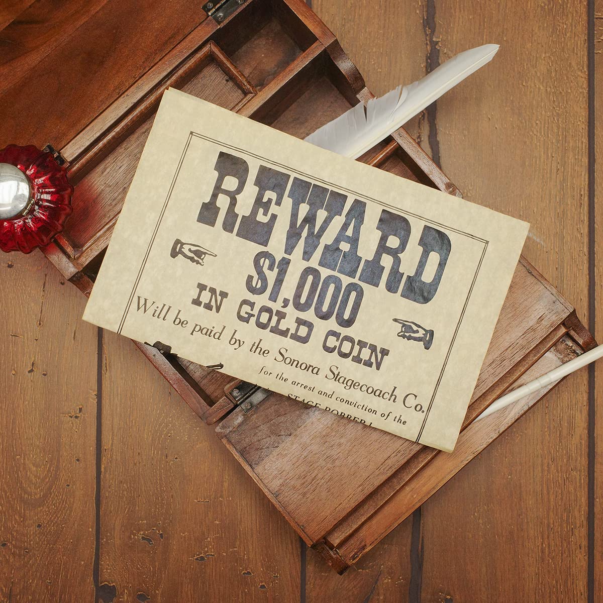 Amazon.com: Treasure Gurus Wanted Black Bart Reward Poster Western